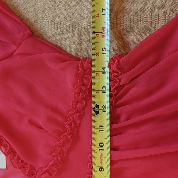 Hot Pink Ruffled Dress - Picture 9 of 12